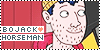 A fanlisting stamp for Bojack Horseman.