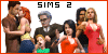 A fanlisting stamp for The Sims 2.